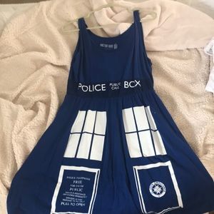 Doctor Who - Tardis Juniors A-Line Dress